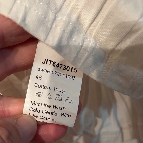 SHEIN White Ribbed Long Sleeve Turtleneck Top Women’s Small Used - Picture 4 of 4